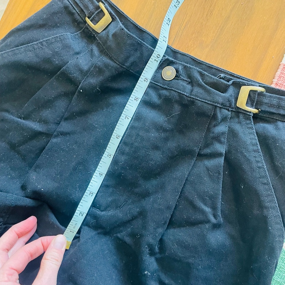 Vintage Newport News High Rise Black Shorts 100% Cotton - Picture 6 of 11